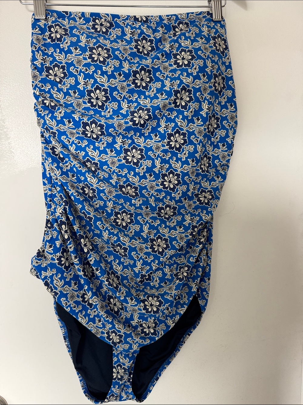 Floral Blue Women's Swim One-Piece